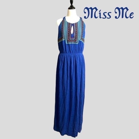 MISS ME MAXI DRESS (NWT) Embroidered Top Size Medium - Picture 7 of 7